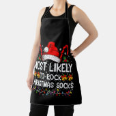 Tablier Les Chaussettes De Noël Les Plus Susceptibles D'Ar (Insitu)