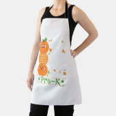 Tablier Les Citrouilles À Patch Pré K Enseignant Halloween (Insitu)