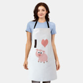 Tablier Les cochons (Porté)