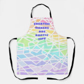 Tablier Les créateurs sont rarement Tidy Rainbow Apron (Recto)