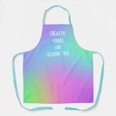 Tablier Les cuisiniers créatifs sont rarement Tidy Apron (Recto)