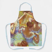 Tablier Les Danseurs Bleus par Edgar Degas (Recto)