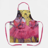 Tablier Les danseurs roses, avant le ballet par Edgar Dega (Recto)