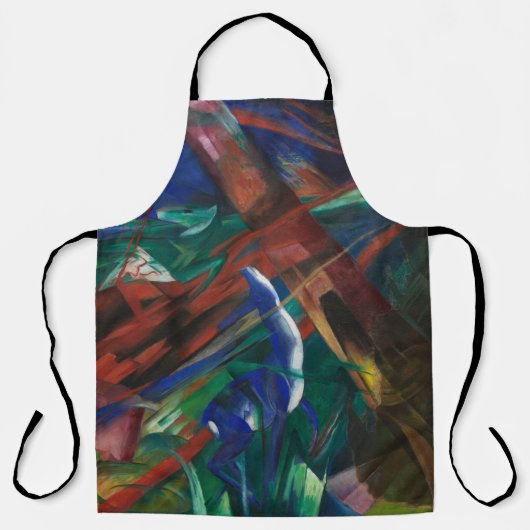 Tablier Les destins des animaux par Franz Marc Apron (Recto)