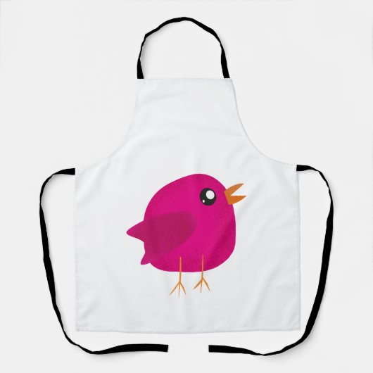 Tablier Les enfants, joli petit oiseau (Recto)