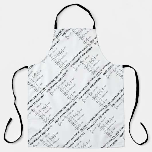 Tablier Les Équivalents Sont Égaux Les Uns Aux Autres (Recto)