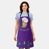 Tablier Les femmes chefs dirigent le polka dot aux herbes (Porté)