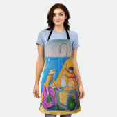 Tablier Les femmes dans le puits, Signac (Porté)