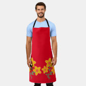 Tablier Les fleurs (Porté)
