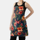 Tablier Les Fleurs D'Hibiscus, Un Modèle Floral Tropical (Insitu)