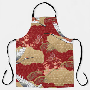 Tablier Les fleurs japonaises de kimono