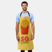 Tablier Les Français Fries Tellement Bien ! (Porté)