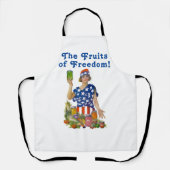 Tablier Les fruits de la liberté ! (centrer) (Recto)