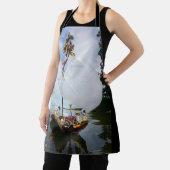 Tablier Les fubby sur un bateau à voile en bois promeuvent (Insitu)