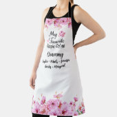 Tablier Les gens favoris m'appellent Grammy | Nom des peti (Insitu)