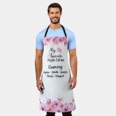 Tablier Les gens favoris m'appellent Grammy | Nom des peti (Porté)