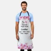 Tablier Les gens préférés m'appellent grand-mère | Nom des (Porté)