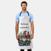 Tablier 🍄 Les Gnomes M'Ont Fait Le Faire Apron 🍄 (Porté)