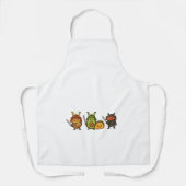 Tablier Les guerriers alimentaires de Samurai (Recto)