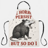 Tablier Les Horreurs Persistent Mais Moi Aussi (Recto)