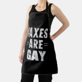 Tablier Les impôts sont gays (Insitu)