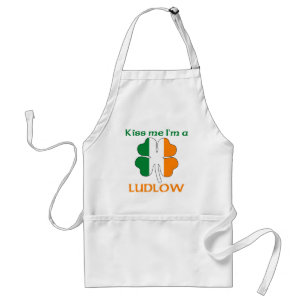 Tablier Les Irlandais personnalisés m'embrassent que je