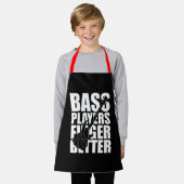 Tablier Les joueurs de basse mieux doigts (Porté)