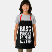 Tablier Les joueurs de basse mieux doigts (Insitu)