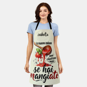 Tablier Les Mamans Italiennes Maman Italienne Drôle Cuisin