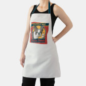 Tablier Les meilleurs soins Terrier de Boston (Insitu)