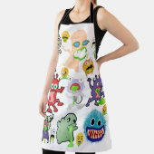 Tablier Les monstres et les créatures grises (Insitu)