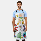 Tablier Les monstres et les créatures grises (Porté)