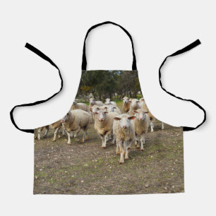 Tablier Les Moutons Viennent Marcher, Les Enfants Plein Im