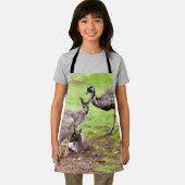 Tablier "Les Pals improbables : l'amitié Kangaroo et Emu" (Insitu)