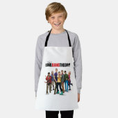 Tablier Les personnages de la théorie du Big Bang (Porté)