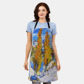 Tablier Les peupliers de Saint-Rémy, Van Gogh (Porté)