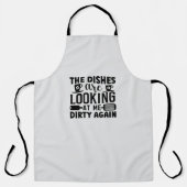 Tablier Les Plats Me Reviennent Sale Nettoyage Drôle (Recto)
