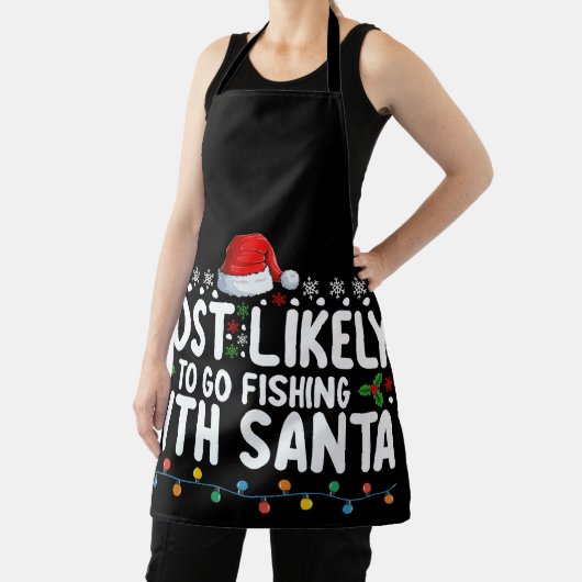 Tablier Les Plus Probables D'Aller Pêcher Avec Père Noël D (Insitu)