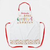 Tablier Les plus susceptibles de faire cuire Noël Cookies  (Recto)