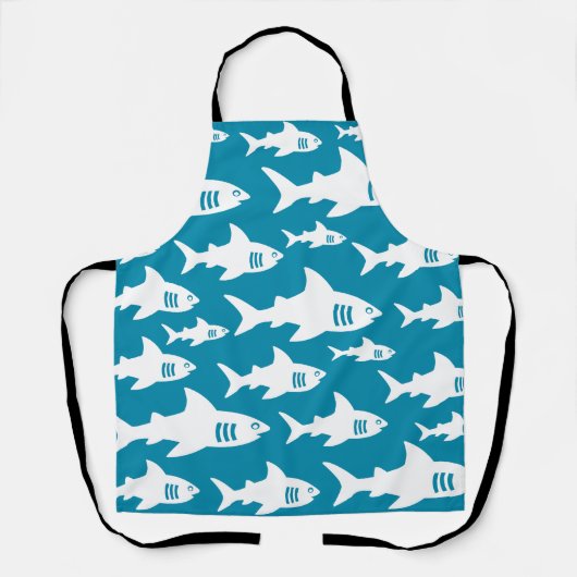 Tablier Les requins nageurs (Recto)