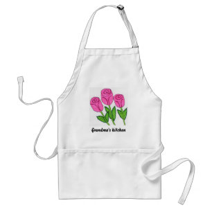 Tablier Les roses roses de grand-mère