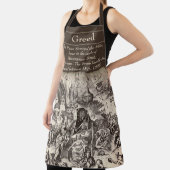 Tablier Les sept péchés mortels - Apron de la cupidité (Insitu)