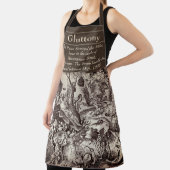 Tablier Les Sept Péchés Mortels - Gluttonie (Insitu)