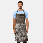 Tablier Les Sept Péchés Mortels - Gluttonie (Porté)