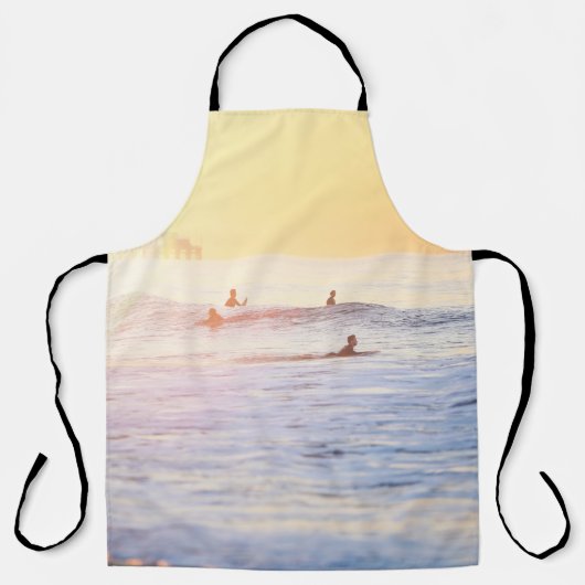 Tablier Les surfeurs sur la plage (Recto)