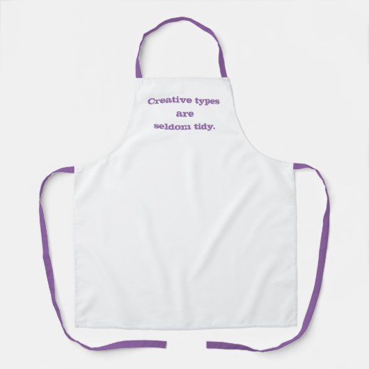 Tablier Les types créatifs sont rarement Tidy Apron (Recto)