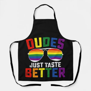 Tablier Les types ont juste meilleur goût Drôle Gay LGBT F