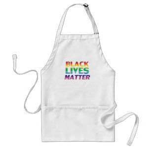 Tablier Les vies noires comptent, orgueil lgbt lgbtq arc e