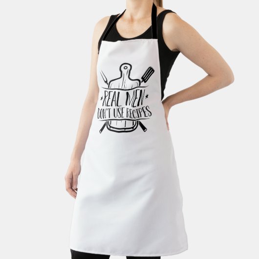 Tablier Les vrais hommes n’utilisent pas de recettes (Insitu)