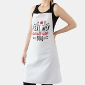 Tablier Les vrais hommes sentent comme le barbecue (Insitu)